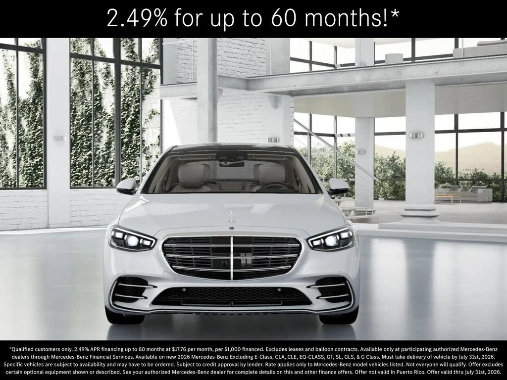 New 2026 MANUFAKTUR Moonlight White Metallic Mercedes-Benz S 500 image 49