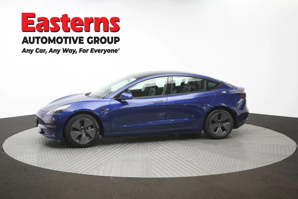 Used 2021 Blue Tesla Standard Range Plus image 53