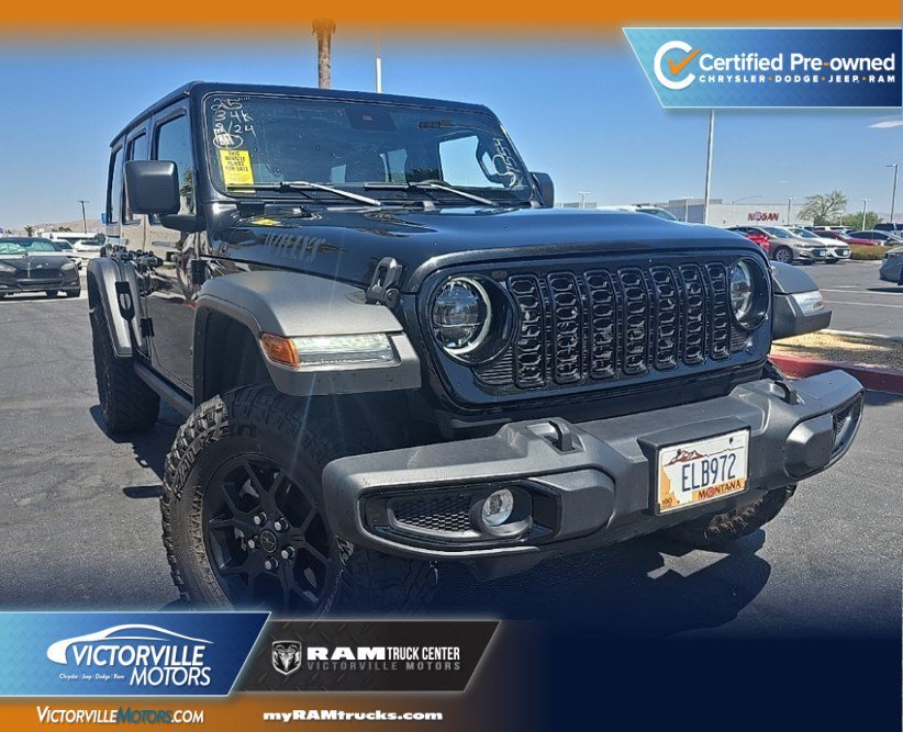 Certified Used 2025 Black Jeep Willys image 1