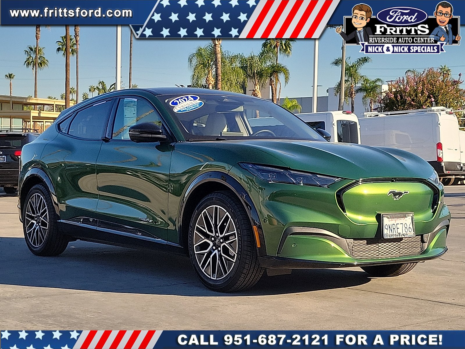 Certified Used 2024 Green Metallic Ford Premium image 21