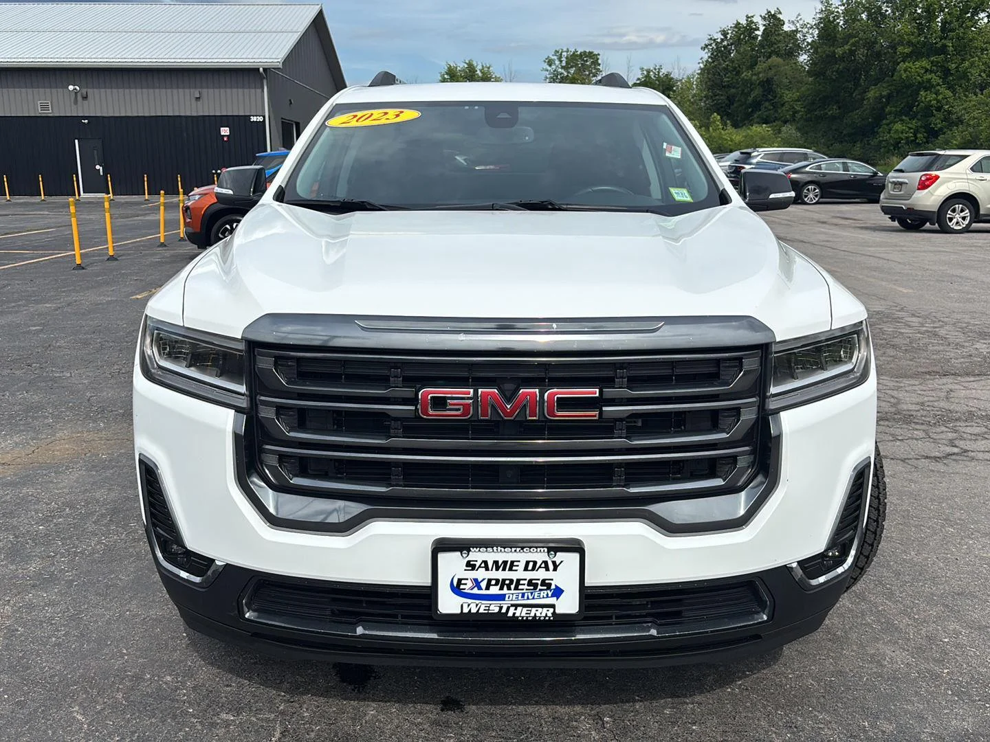 Used 2023 Summit White GMC AT4 image 2