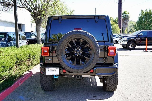 Used 2021 Black Jeep 4-Door Sahara High Altitude 4xe image 11