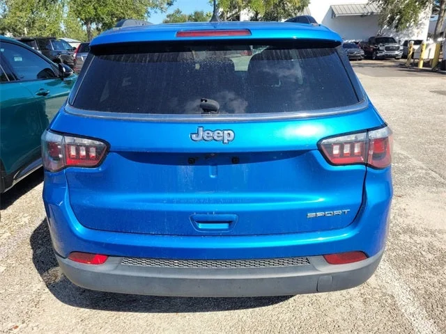 Used 2019 Laser Blue Pearlcoat Jeep Sport image 5