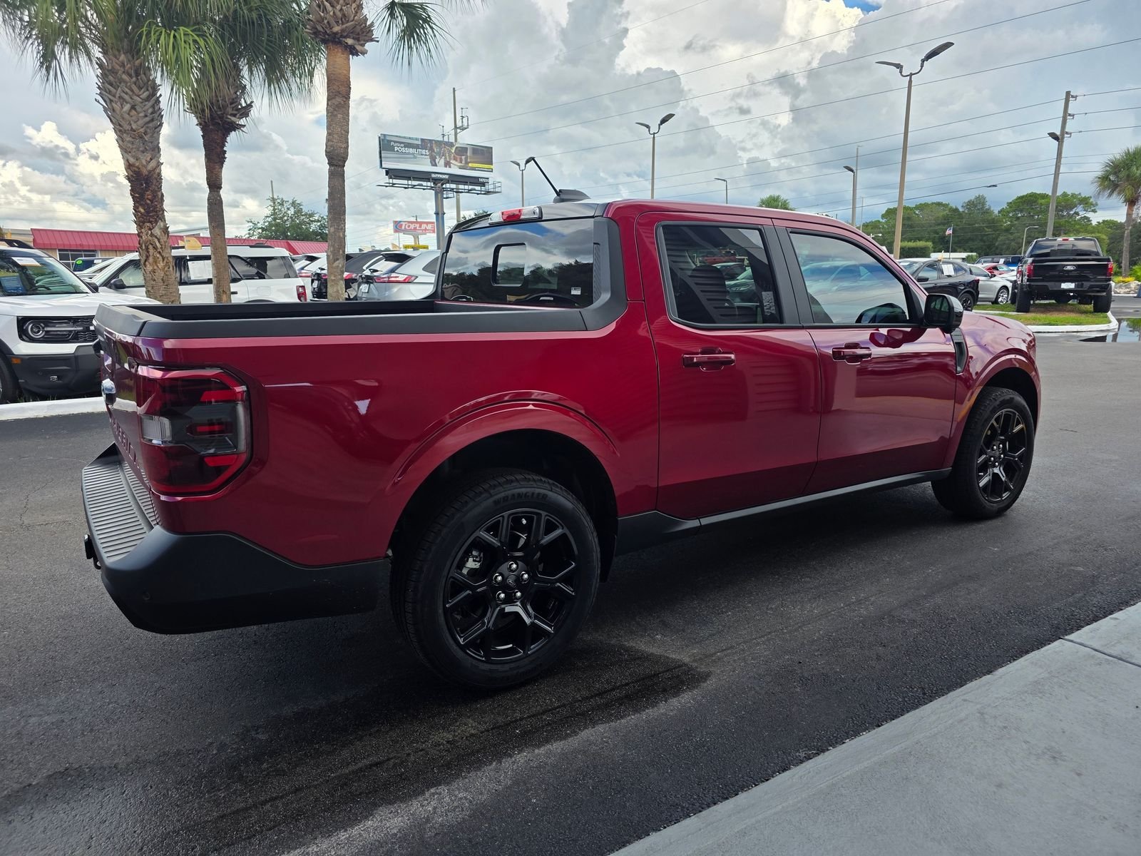 Used 2026 Red Ford Lariat image 3