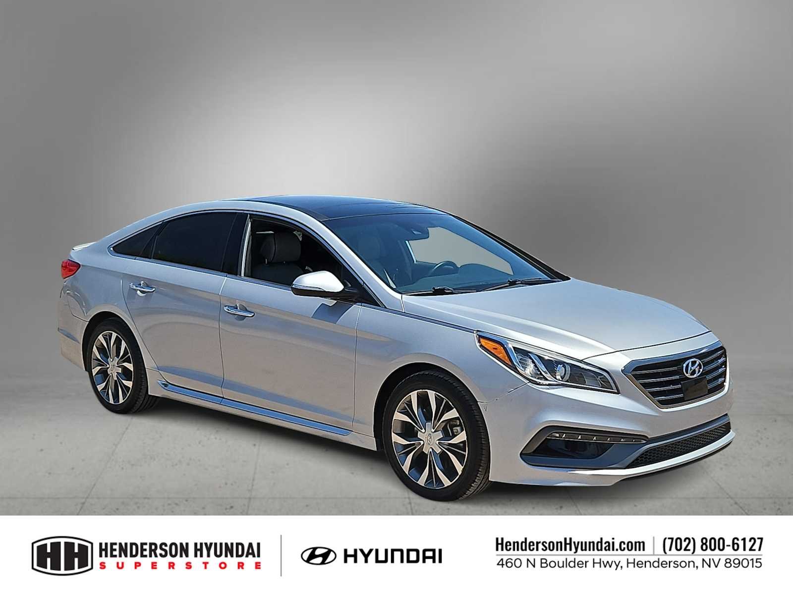 Used 2015 Hyundai Sonata Limited with VIN 5NPE34AB1FH185420 for sale in Henderson, NV