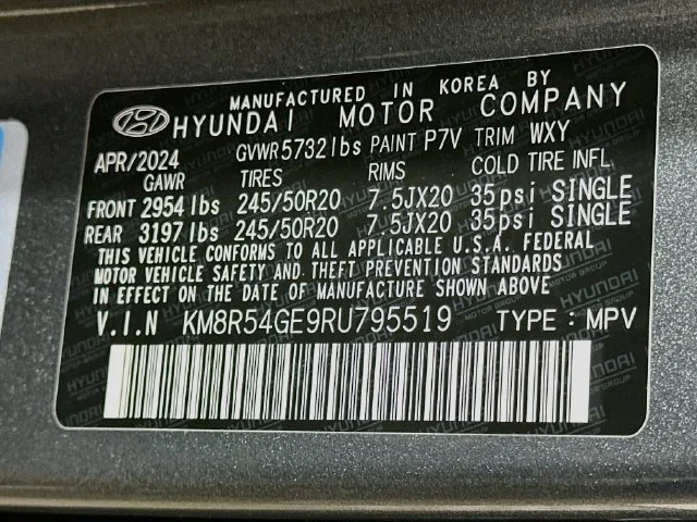 Certified Used 2024 Gray Hyundai Limited image 28