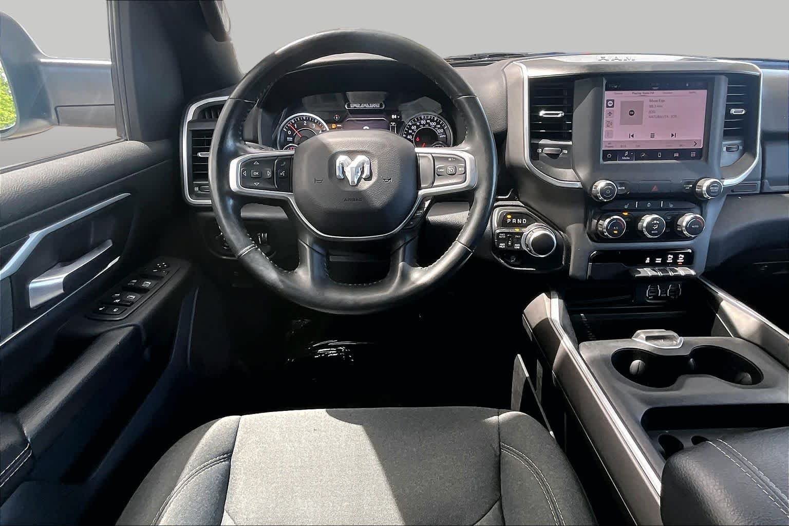 Used 2022 Bright White Clearcoat Ram Big Horn image 6