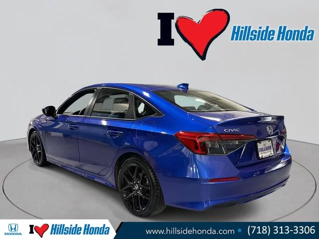 Certified Used 2023 Aegean Blue Metallic Honda 2.0L 4D SPORT image 2