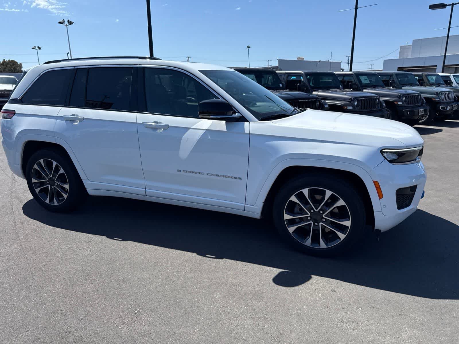Used 2023 Bright White Clearcoat Jeep Overland image 13