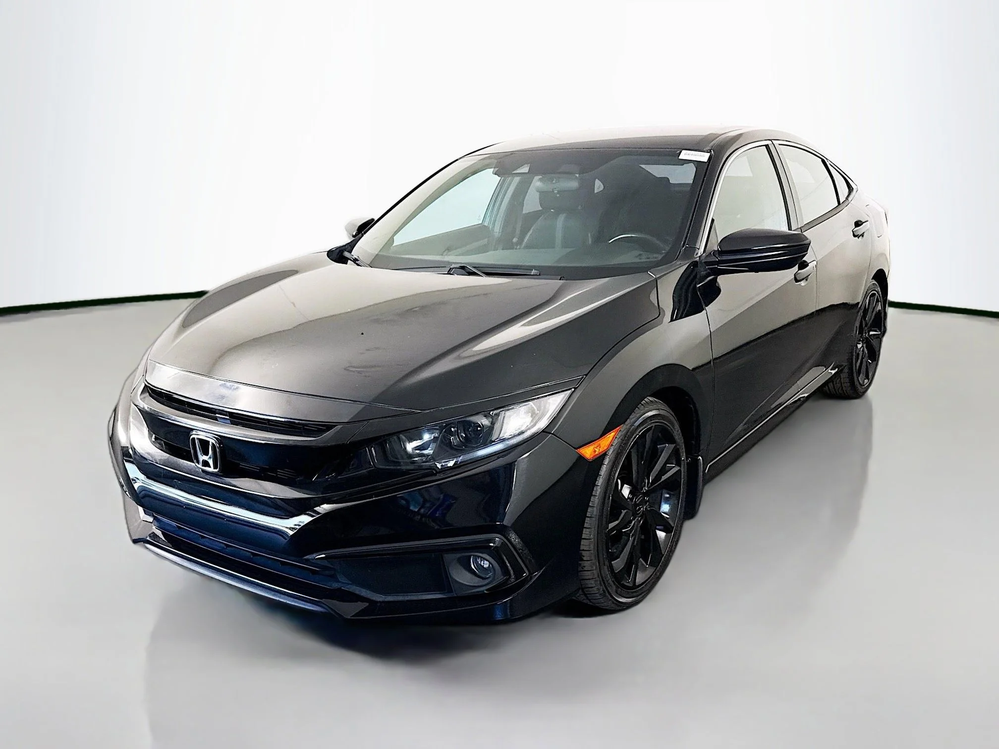 Used 2019 Crystal Black Pearl Honda Sport image 3