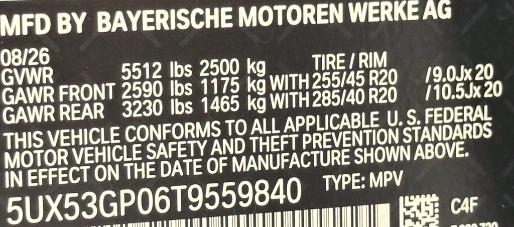 New 2026 Arctic Race Blue metallic BMW 30 xDrive image 45