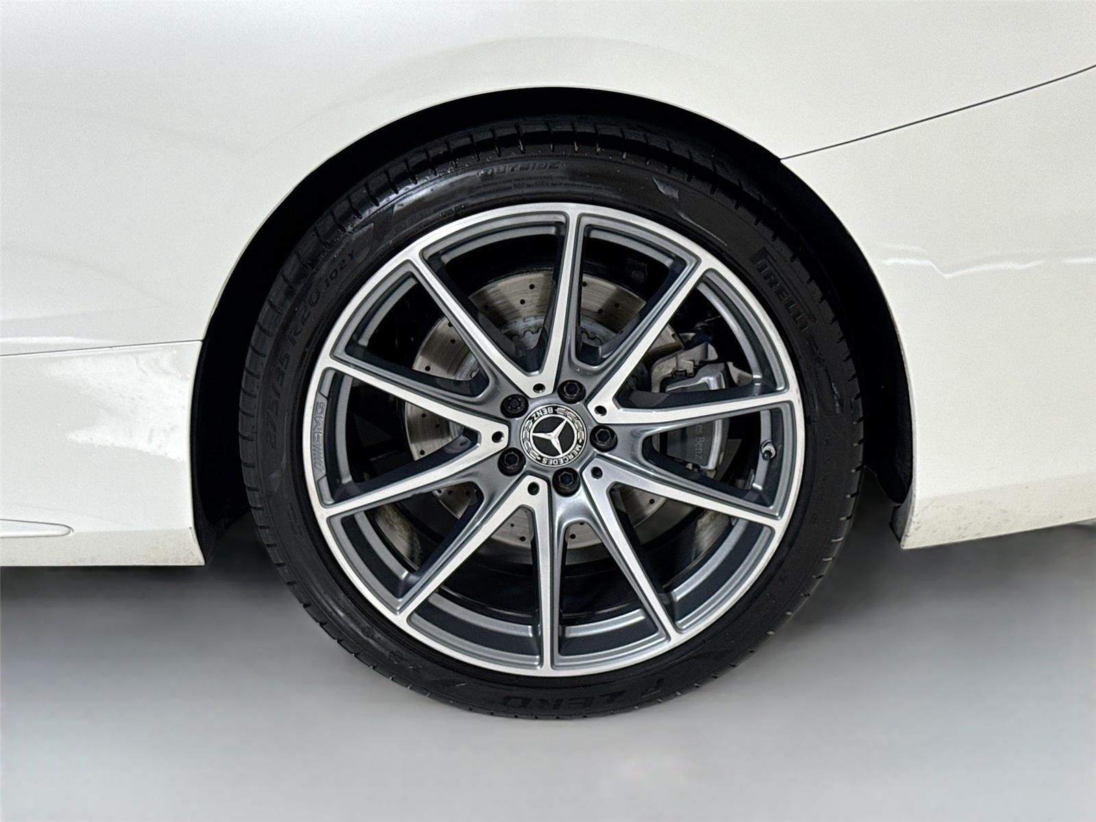 Used 2019 designo Cashmere White Magno (Matte Finish) Mercedes-Benz S 560 Cabriolet | AMG® Line | Premium Pkg | Driver Assist Pkg image 38