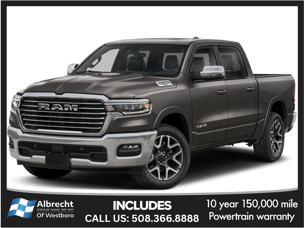 New 2027 Serrano-Green Metallic Exterior Paint RAM Laramie image 1