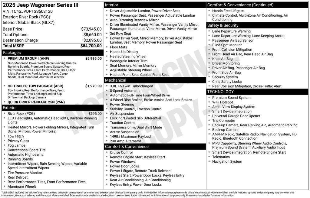 Certified Used 2025 Gray Jeep Series III image 40