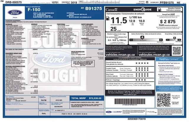 Used 2023 Agate Black Metallic Ford XLT image 14