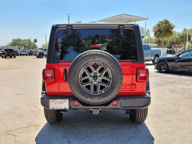 New 2025 Firecracker Red Clear-Coat Exterior Paint Jeep Sport S image 8