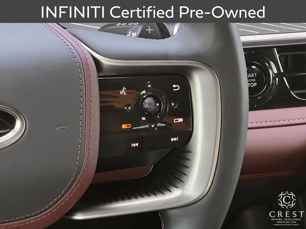 Certified Used 2026 Dynamic Metal Black Obsidian INFINITI AUTOGRAPH image 16