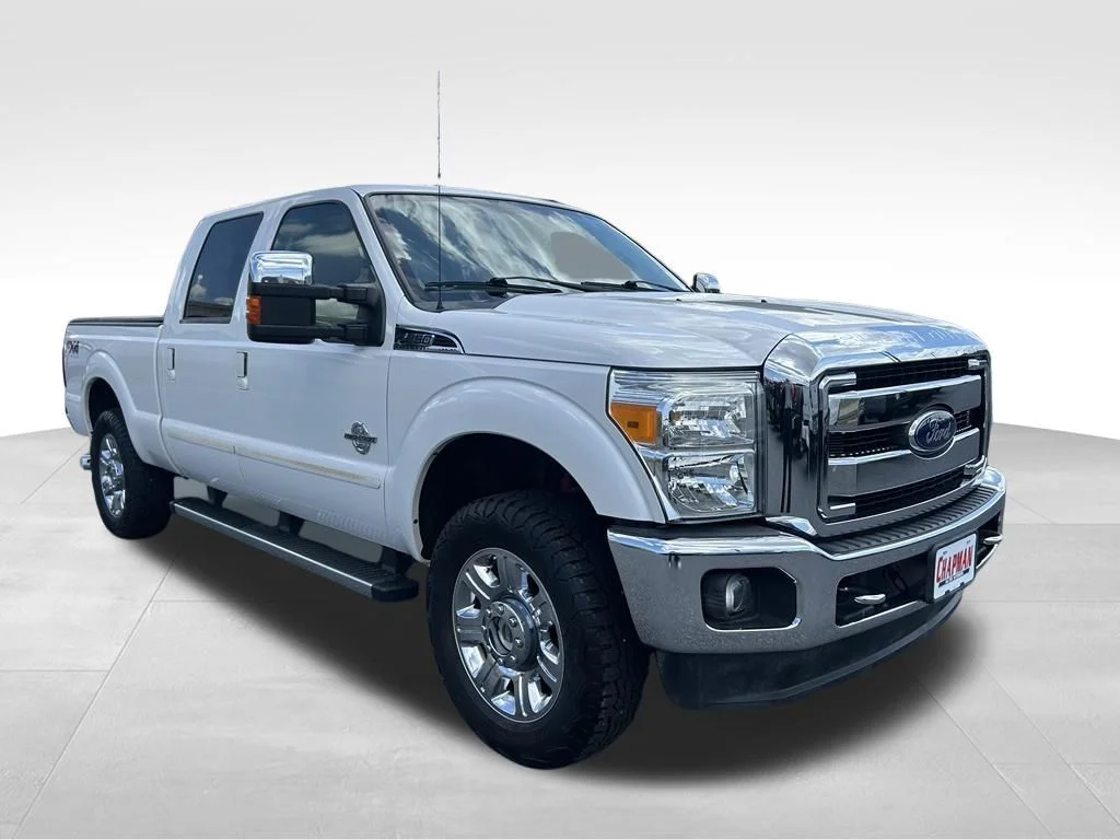 Used 2016 White Platinum Clearcoat Metallic Ford Lariat image 9