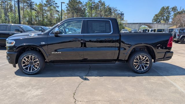 New 2026 Diamond Black Crystal Pearl-Coat Exterior Paint RAM Longhorn image 2