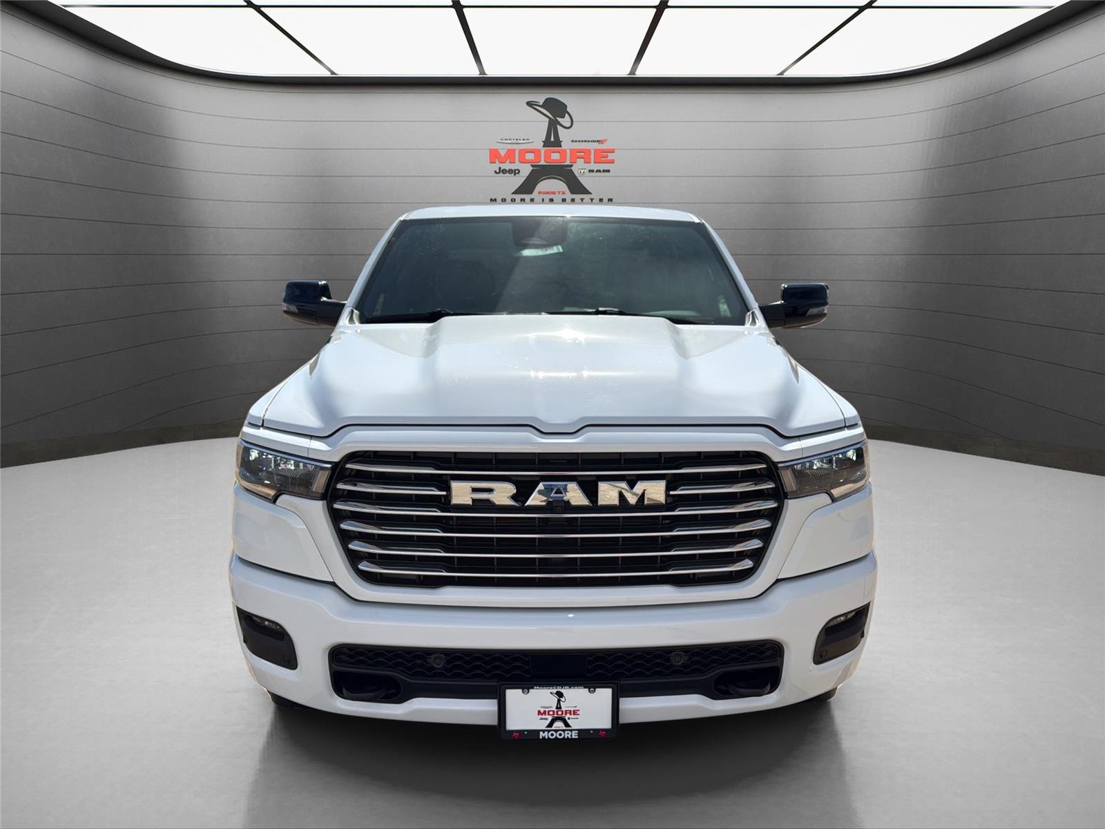 New 2026 Bright White Clear-Coat Exterior Paint RAM Laramie image 2