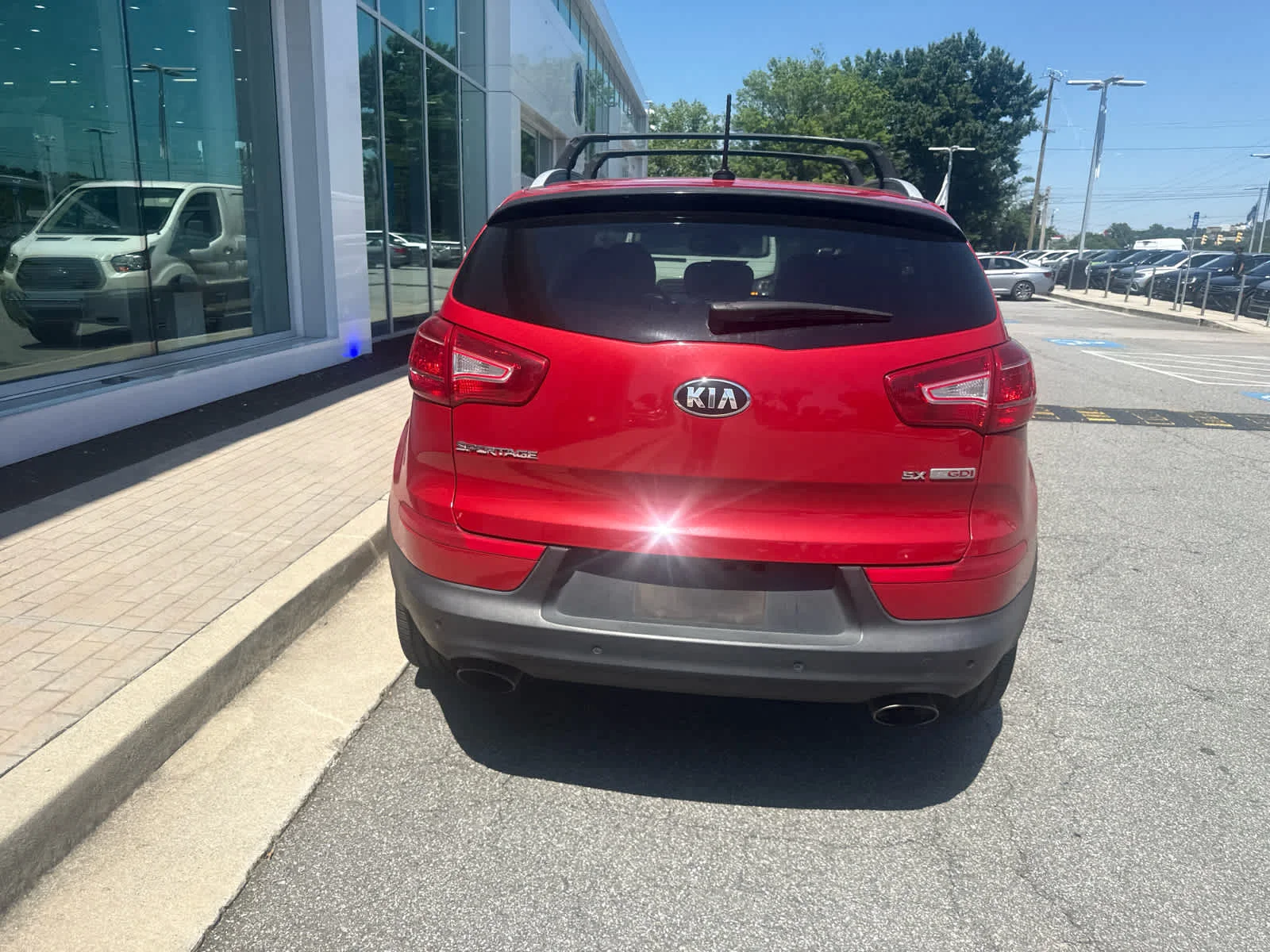 Used 2013 Signal Red Kia SX image 6