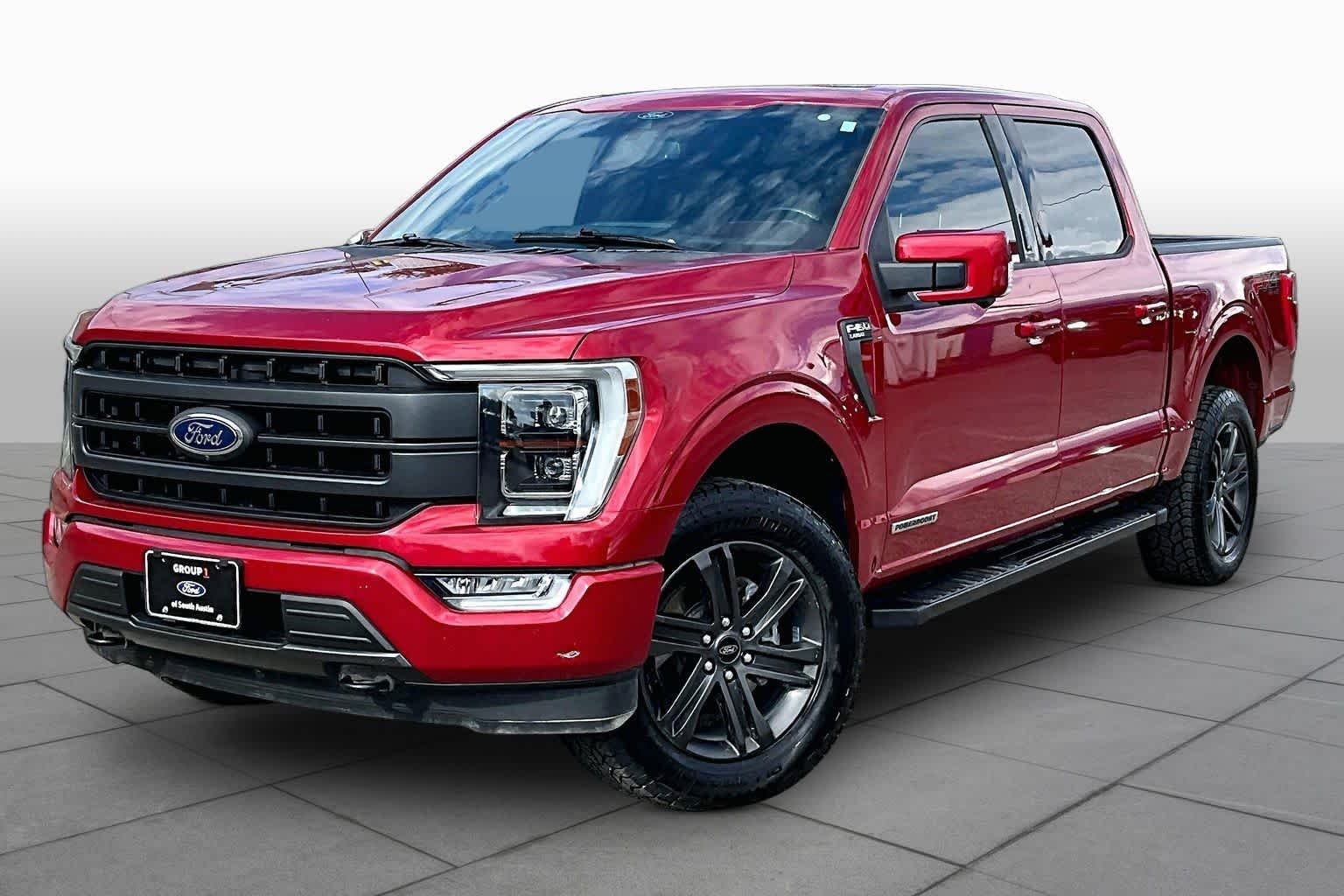 Certified Used 2021 Rapid Red Metallic Tinted Clearcoat Ford LARIAT image 35