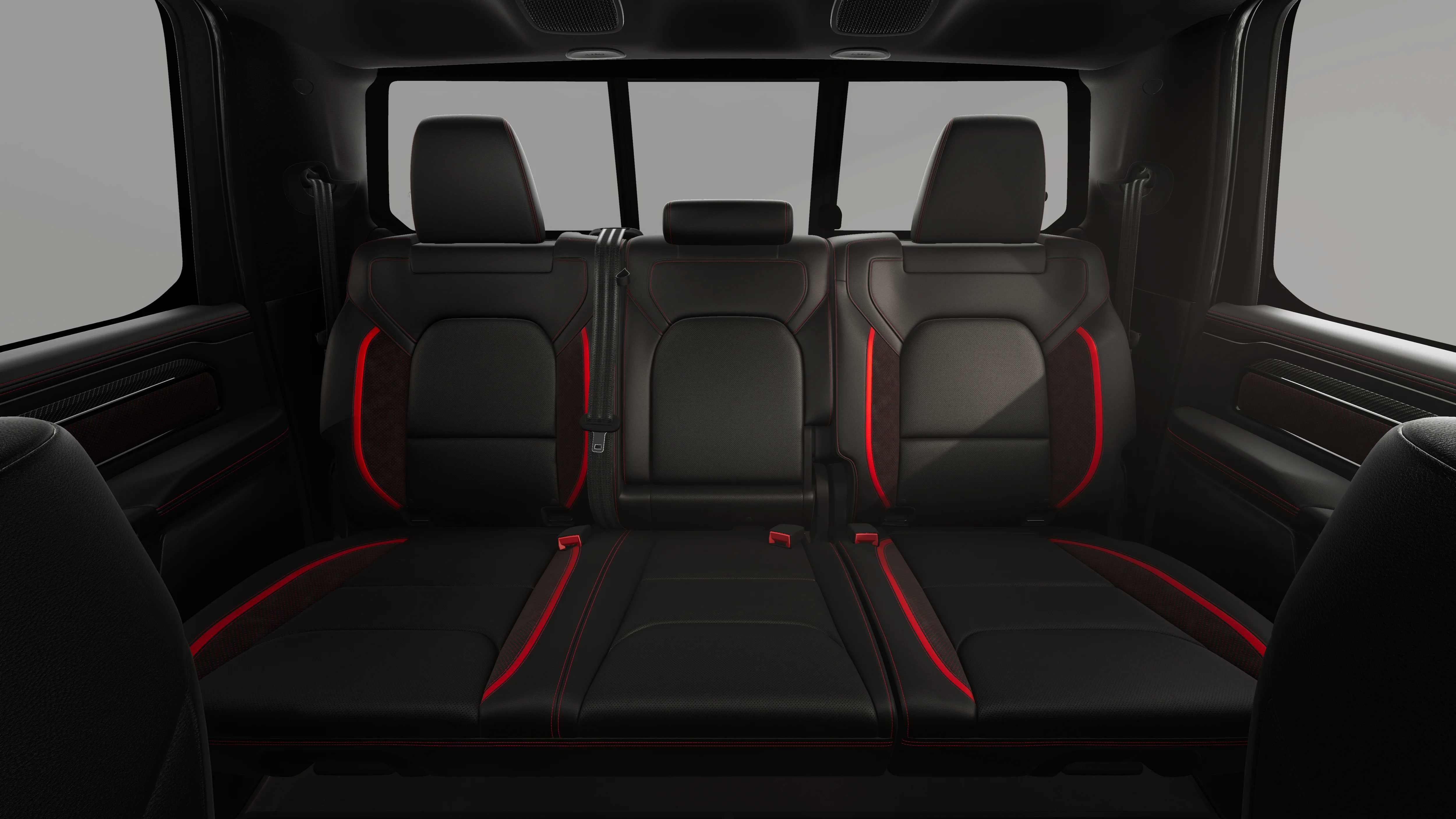 New 2026 Diamond Black Crystal Pearl-Coat Exterior Paint RAM RHO image 15