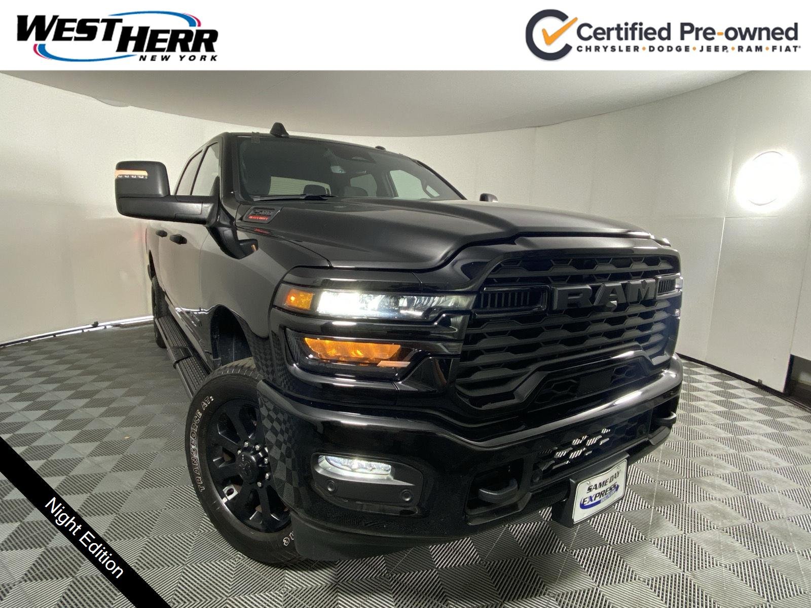 Used 2025 Diamond Black Crystal Pearlcoat Ram Big Horn image 1