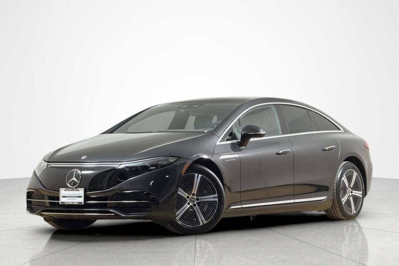 Certified Used 2023 Graphite Grey Metallic Mercedes-Benz EQS 450+ image 1