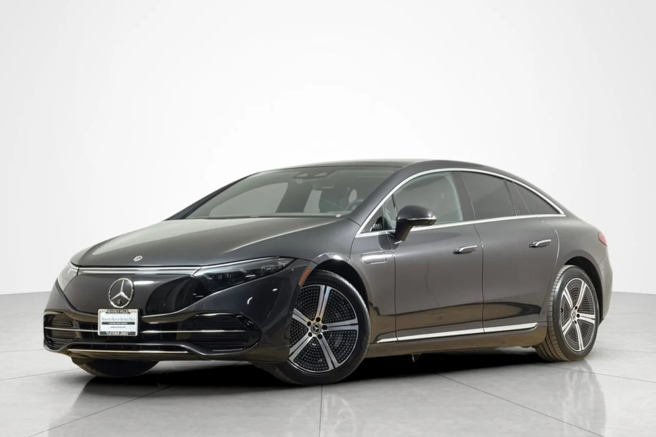 Certified Used 2023 Graphite Grey Metallic Mercedes-Benz EQS 450+ image 1