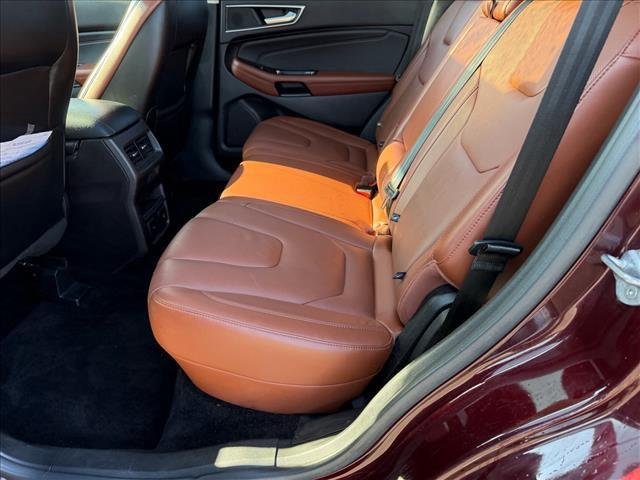 Used 2018 Burgundy Velvet Metallic Tinted Clearcoat Ford Titanium image 12