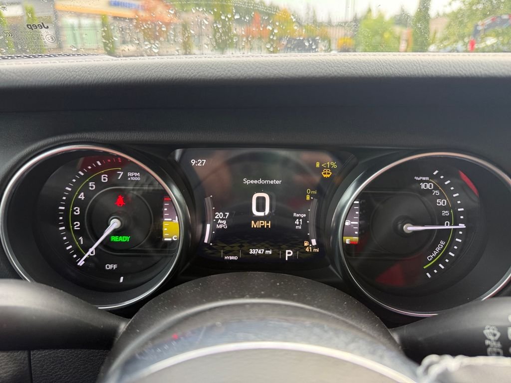 Used 2023 Gray Jeep Sahara 4xe image 16