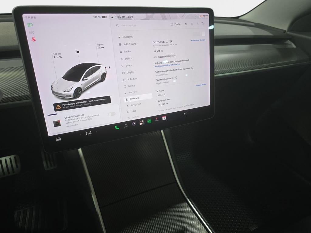 Used 2020 Pearl White Multi-Coat Tesla  image 16