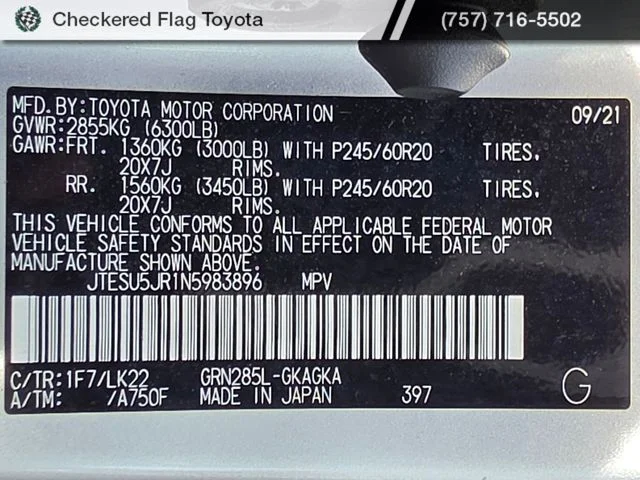 Used 2022 Classic Silver Metallic Toyota TRD Sport image 47