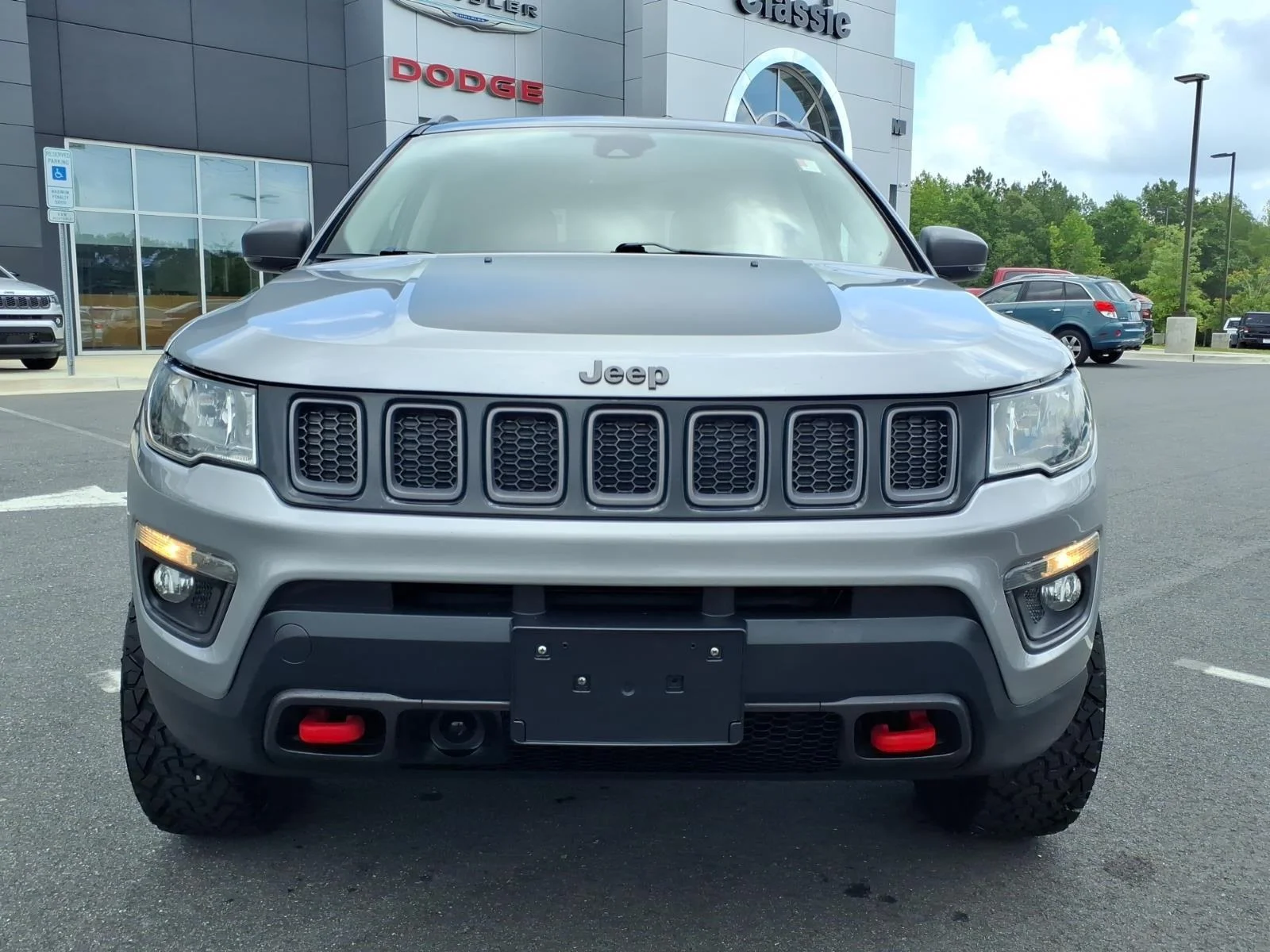 Used 2021 Billet Silver Metallic Clearcoat Jeep Trailhawk image 13