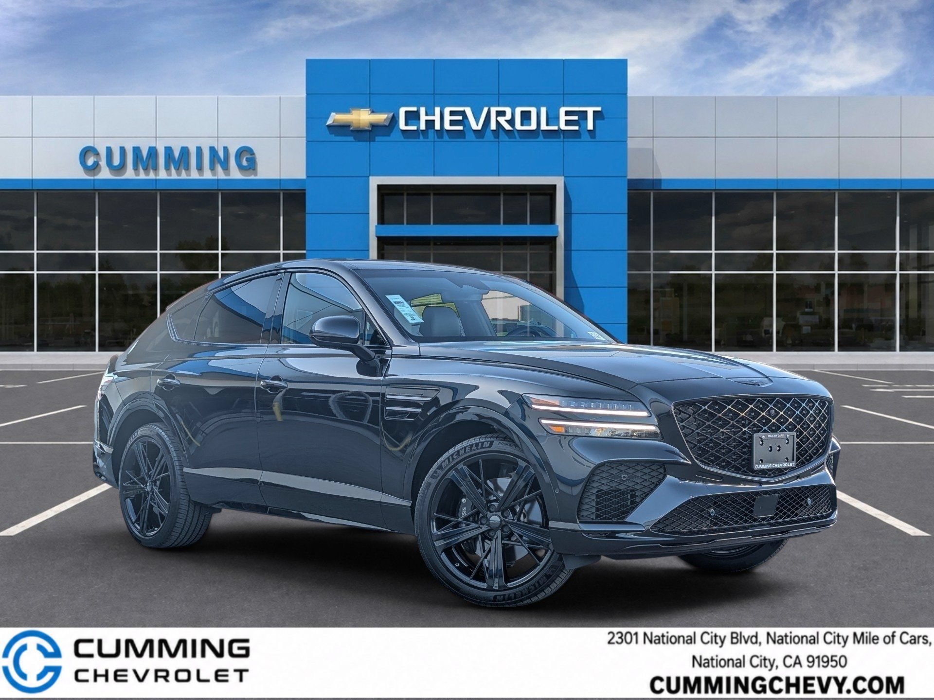 Used 2026 Black Genesis 3.5T E-SC Prestige Black AWD image 1