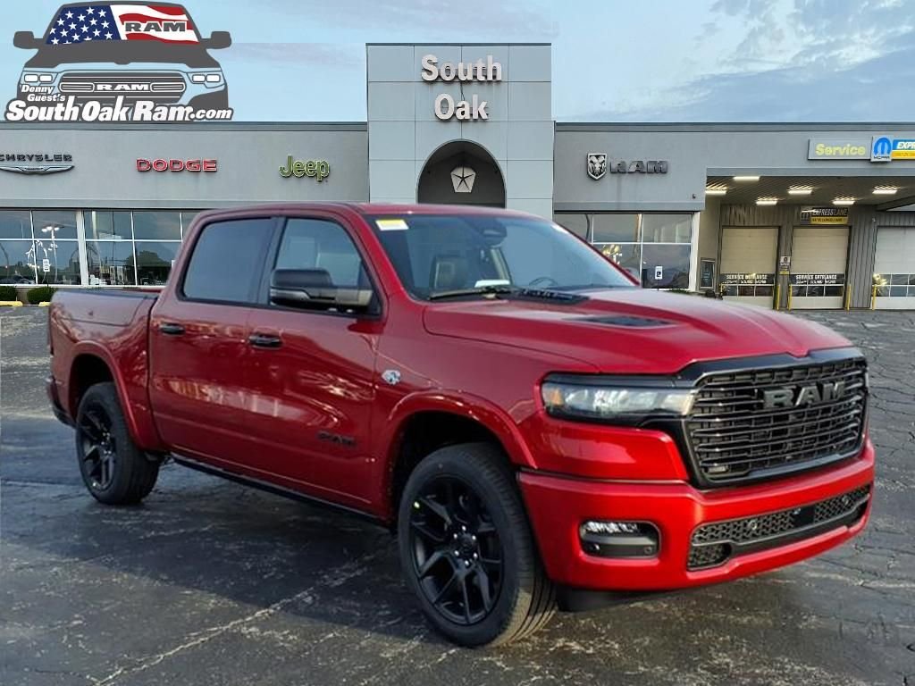 New 2026 Molten Red Pearl-Coat Exterior Paint RAM Laramie image 1
