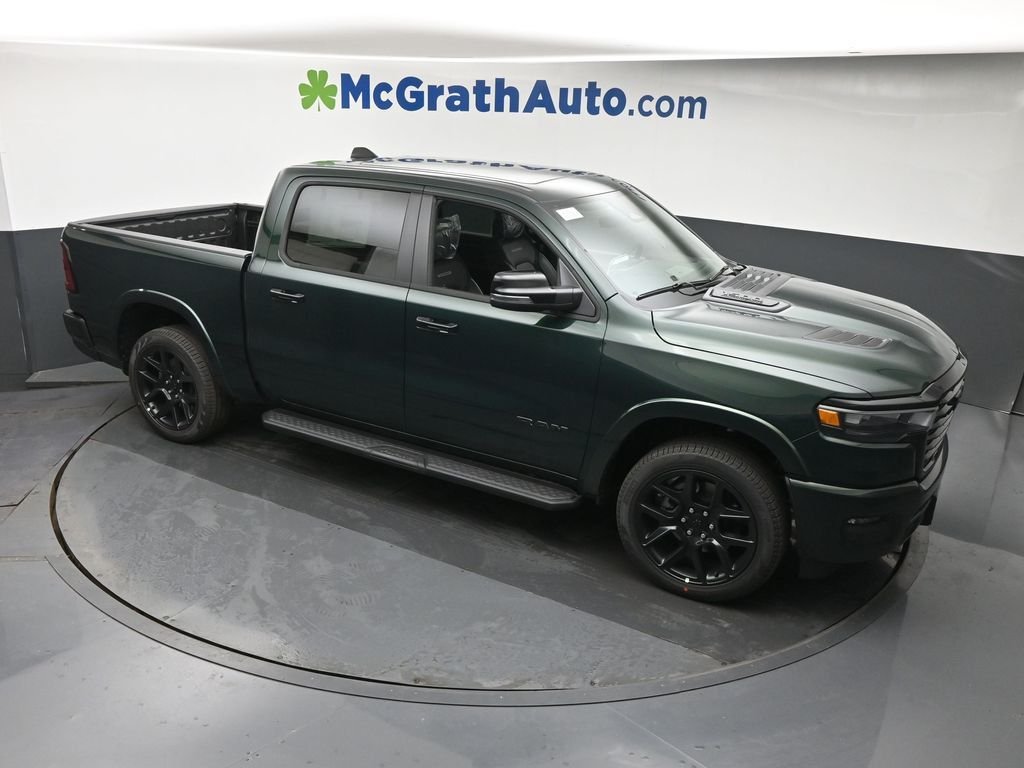 New 2026 Serrano-Green Metallic Exterior Paint RAM Laramie image 3