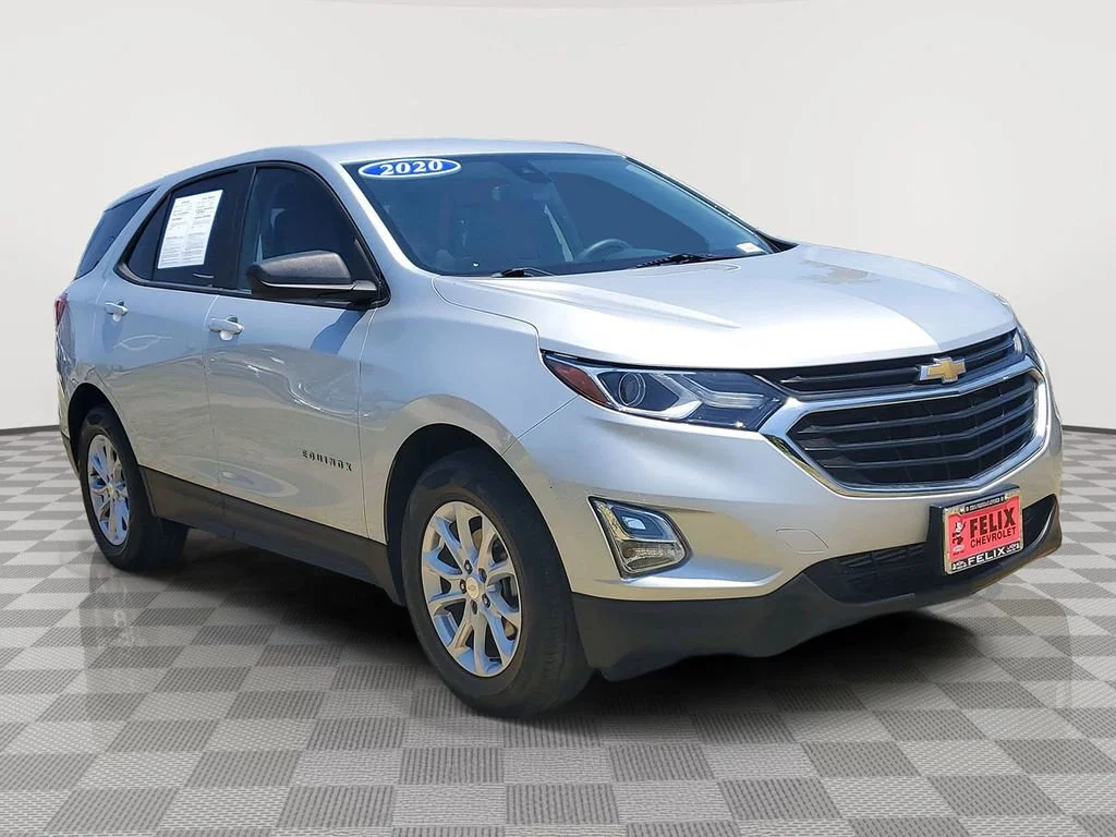 Used 2020 Silver Ice Metallic Chevrolet LS image 3