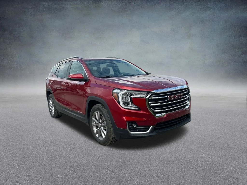 Used 2023 Volcanic Red Tintcoat GMC SLT image 36