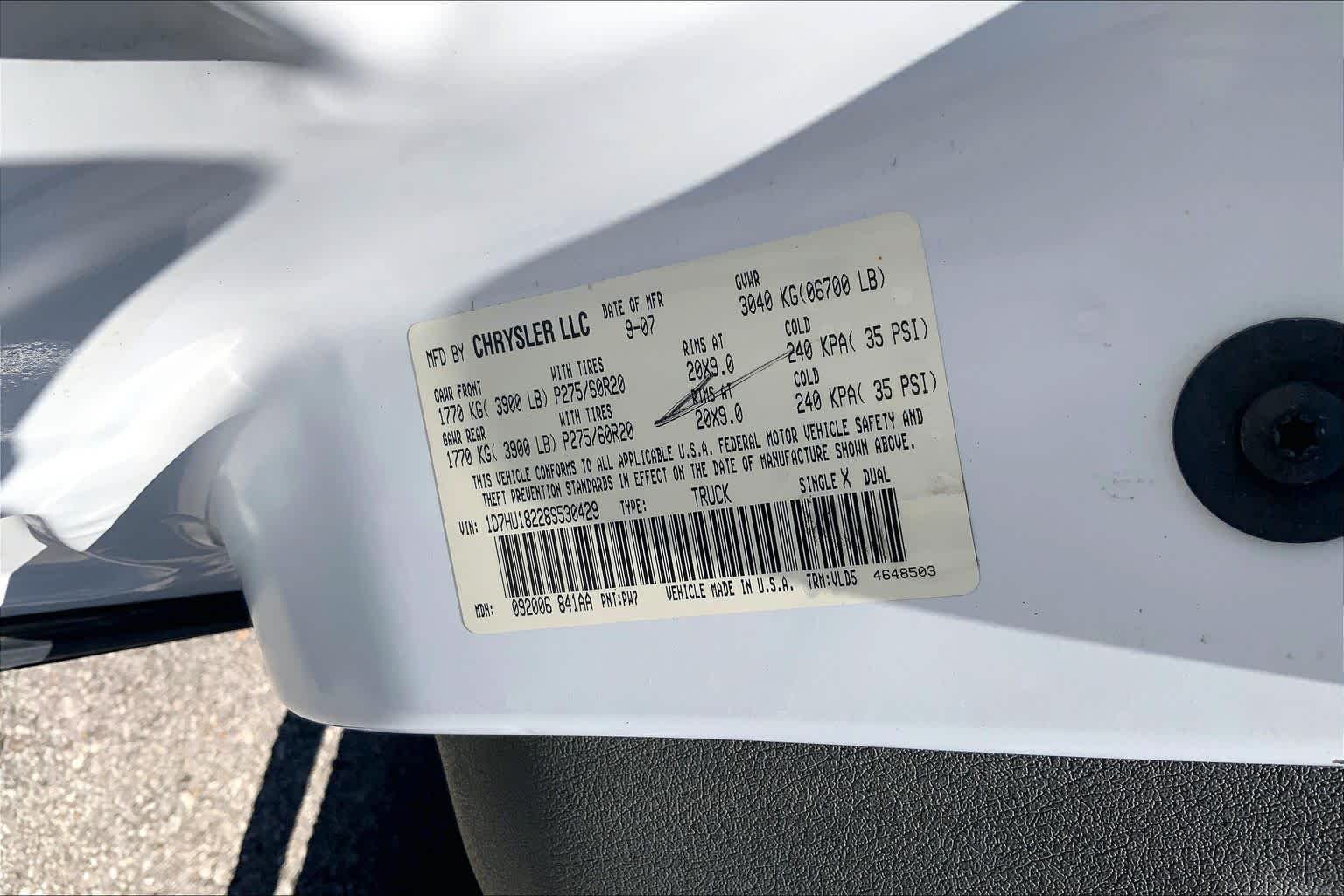 Used 2008 Bright White Dodge Laramie image 35