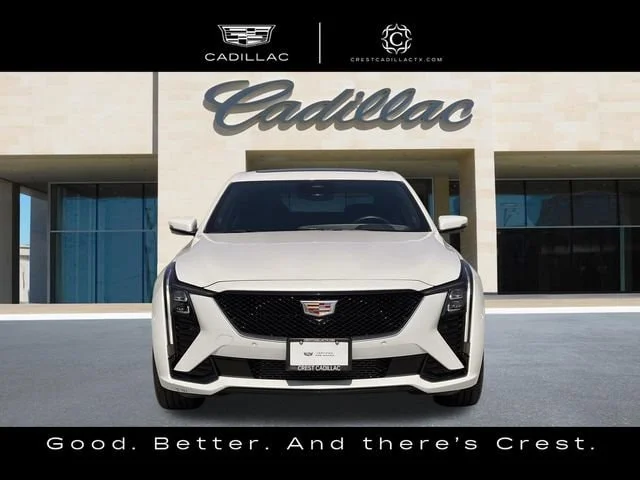 Used 2025 Crystal White Tricoat CADILLAC Sport image 11