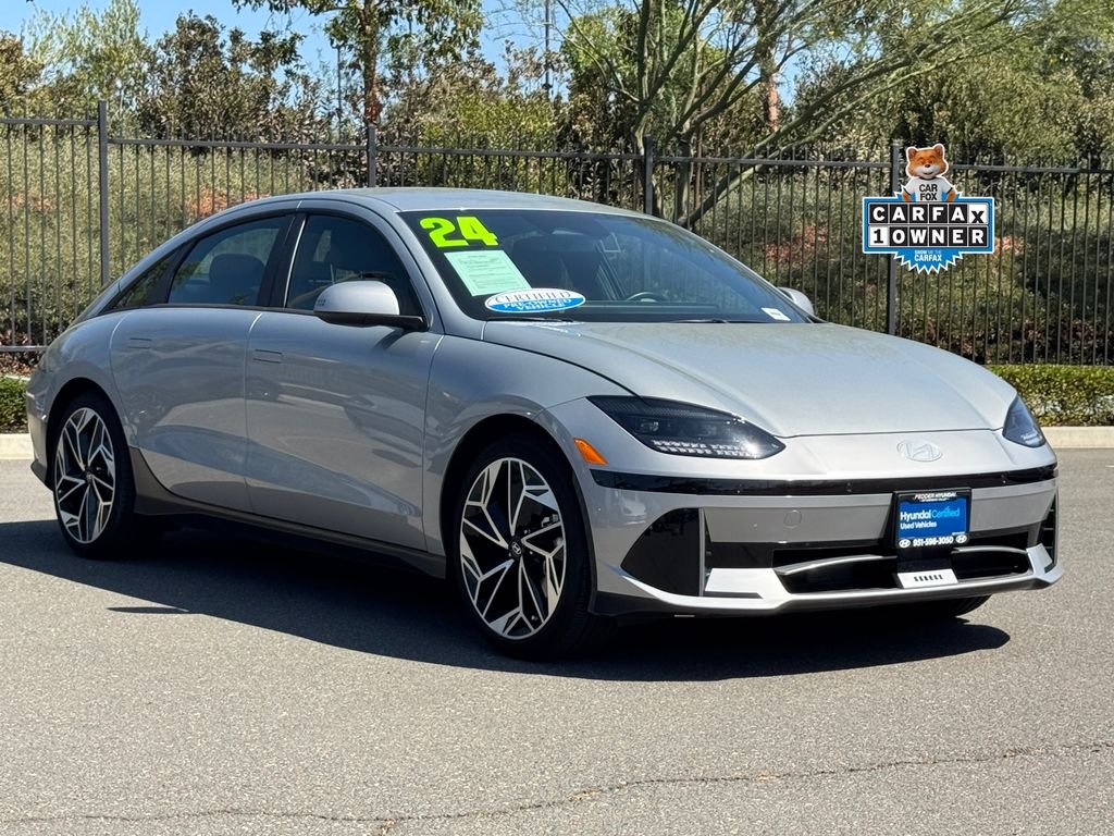 Certified 2024 Hyundai IONIQ 6 SEL with VIN KMHM34AA3RA079545 for sale in Moreno Valley, CA