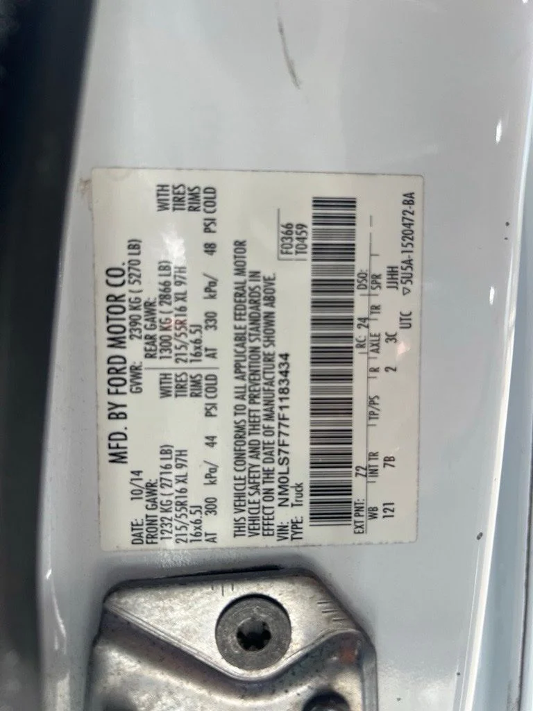 Used 2015 Frozen White Ford XLT image 14