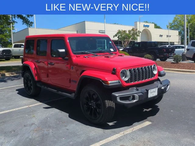 Used 2025 Red Jeep Sahara 4xe image 7