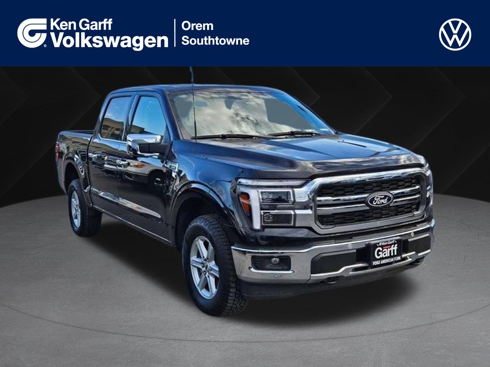 Used 2025 Black Metallic Ford LARIAT image 1