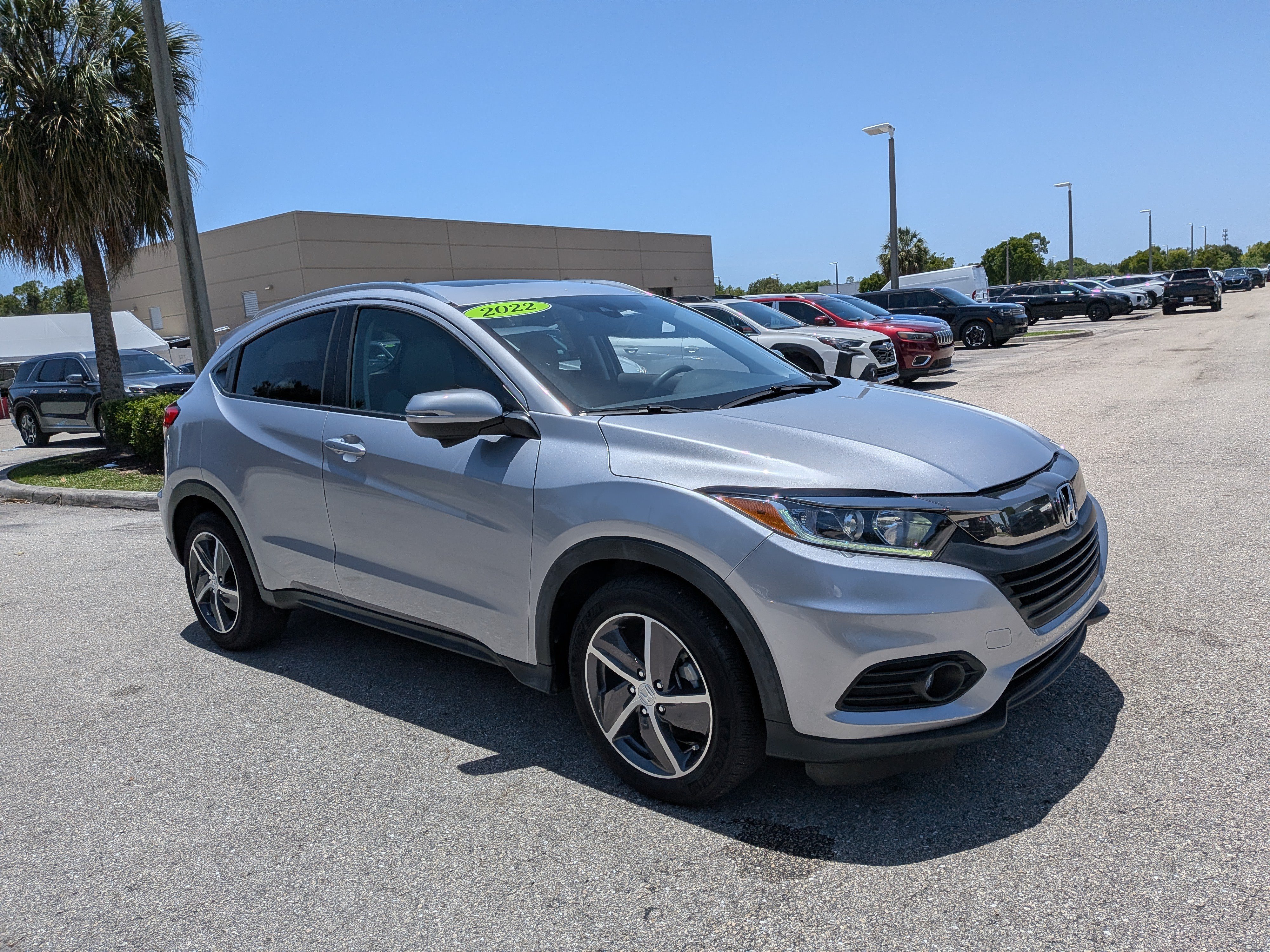 Used 2022 Lunar Silver Metallic Honda EX image 1