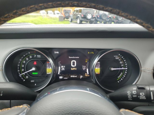 Used 2023 Silver Jeep Sahara 4xe image 25