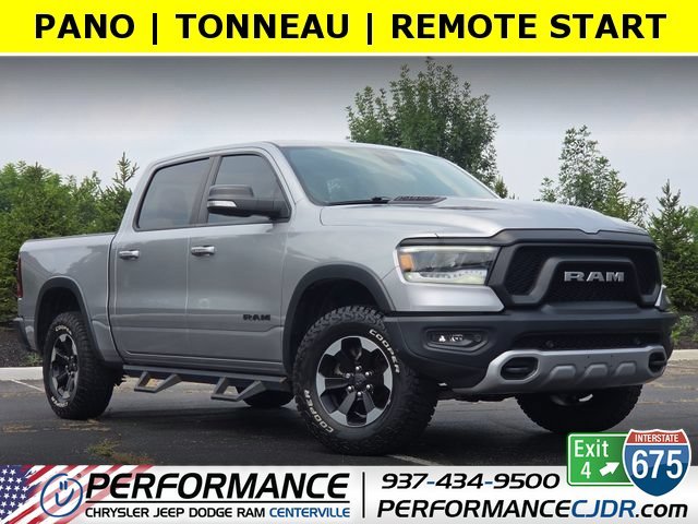 Used 2020 Billet Silver Metallic Clearcoat Ram Rebel image 1