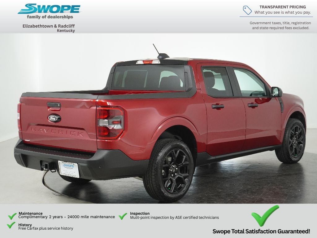 Used 2025 Ruby Red Metallic Tinted Clearcoat Ford XLT image 3